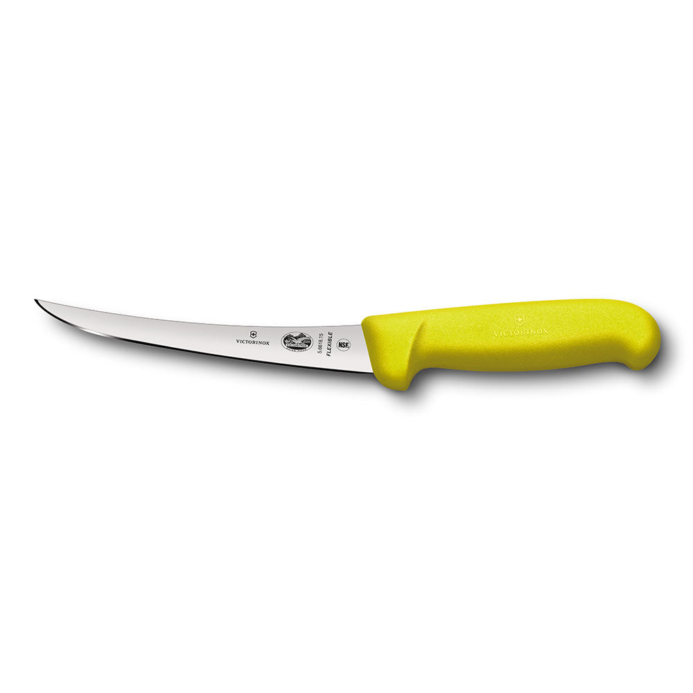 Fibrox Curved Blade Fifting Knife 15cm (amarelo)