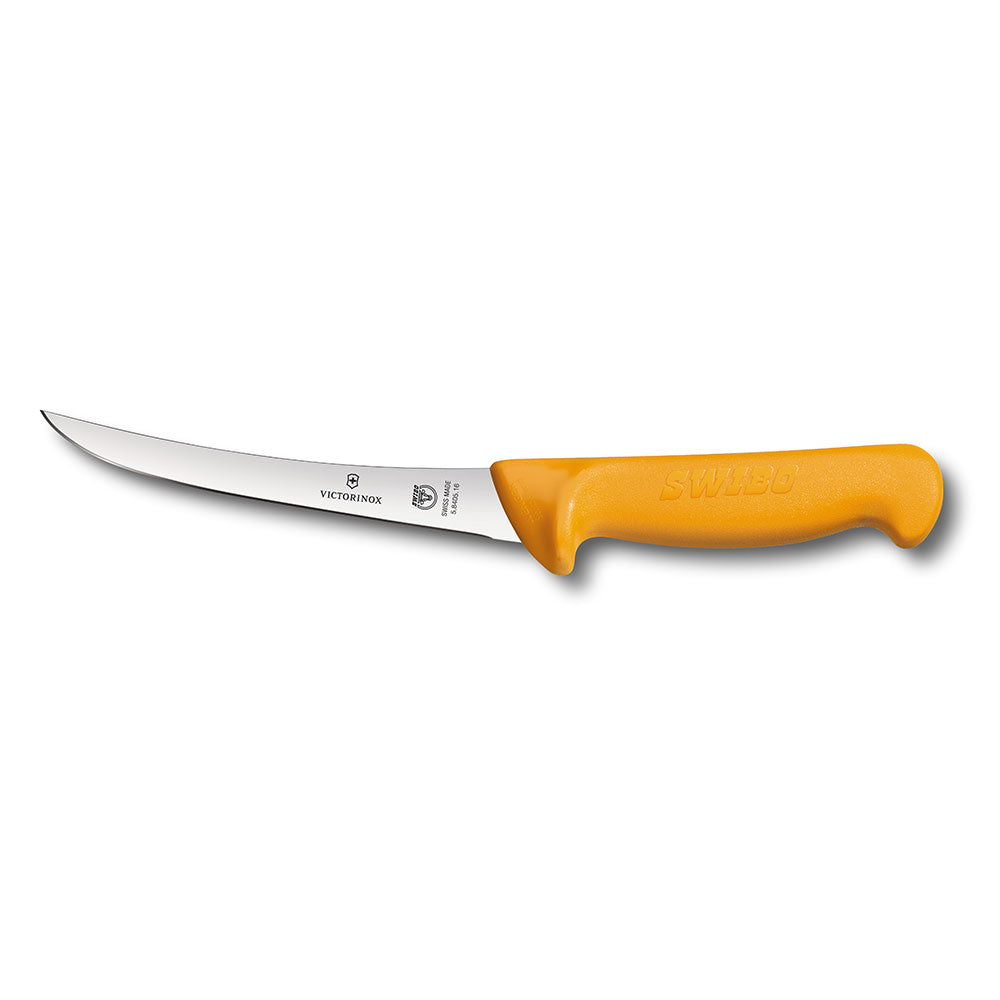 Swibo Curved Blade Soneling Knife 13cm (amarelo)