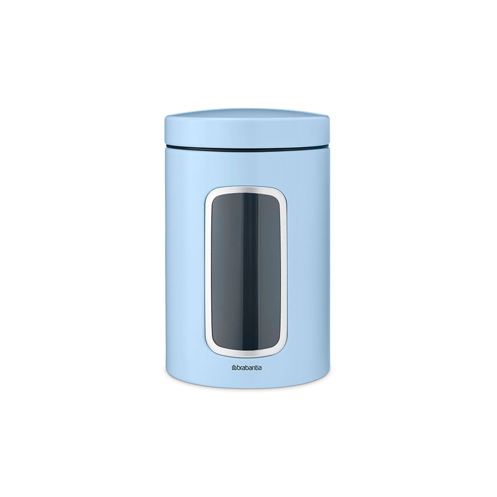 Brabantia Window Canister 1.4L (drømmende blå)