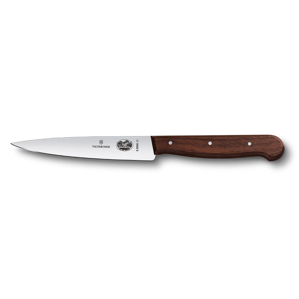 Cuchillo de tallado de servicios públicos Victorinox con asa de madera