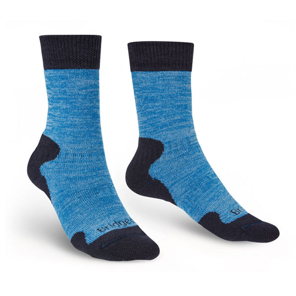 Calcetines de comodidad Merino de peso pesado para mujeres (marga azul)