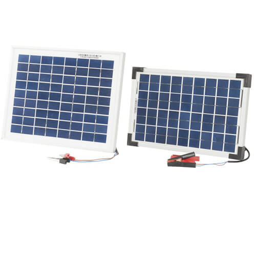 12V Monocrystalline Solar Panel with Clips/Lead