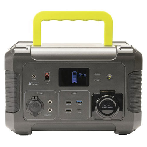 Portable 505Wh Power Station with 500W Inverter