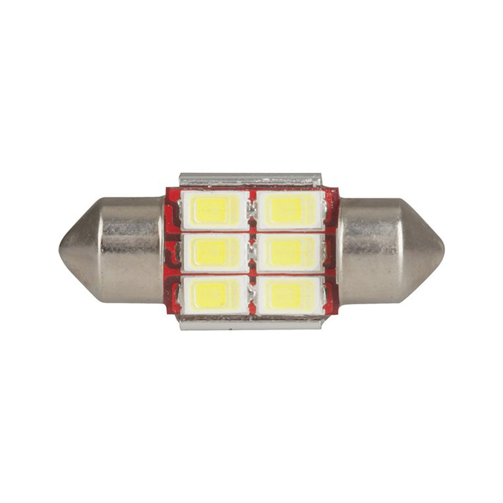 Canbus compatibele LED Festoon Globe 12V (6x5730)