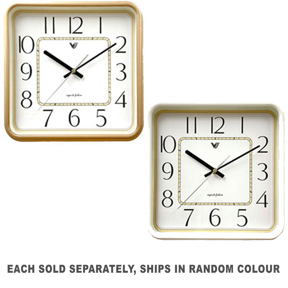 Reloj de pared cuadrada premium