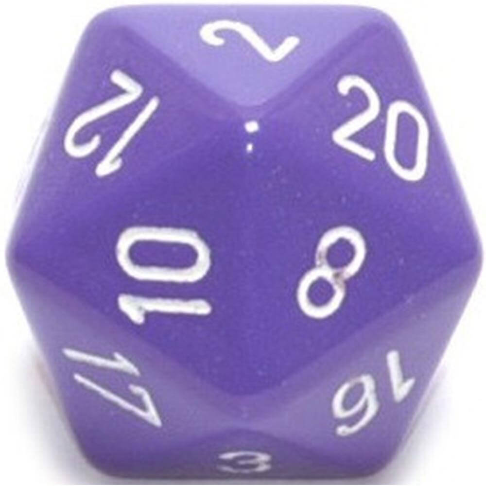 DICE D20 OPAQUE (34MM)