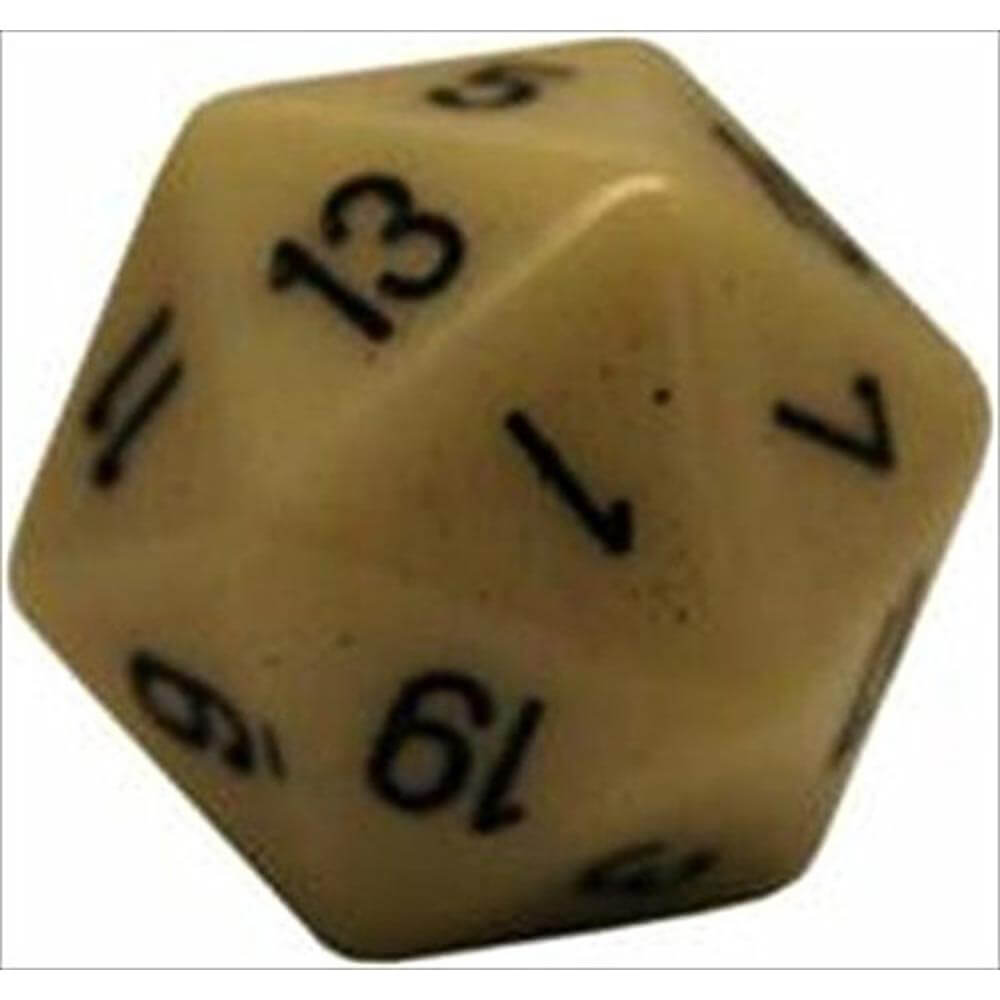 D20 dados opaco (34 mm)