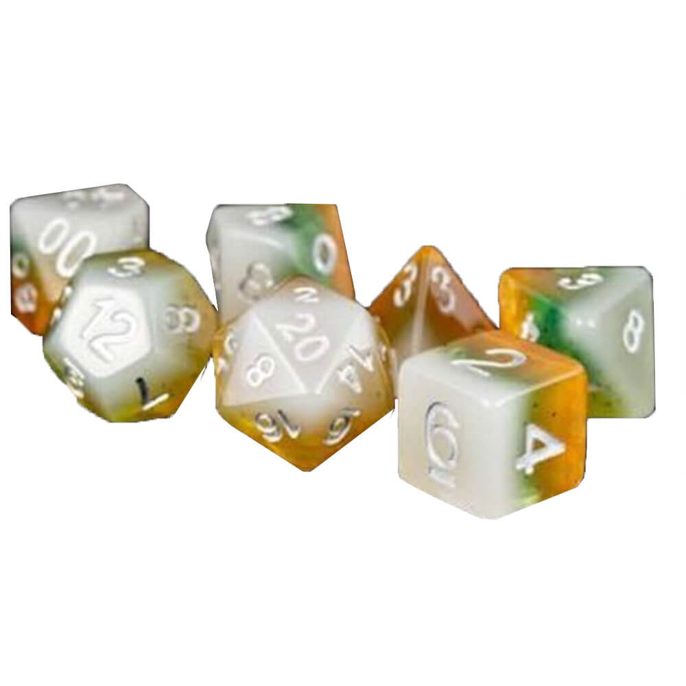 MDG Polyedral Resin Dice Set