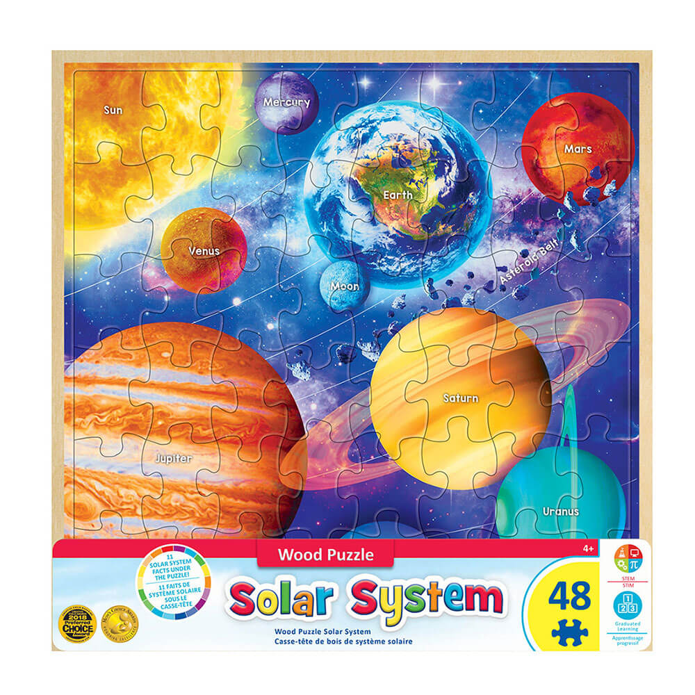 MP Wood Fun Facts Puzzle (48 PC)