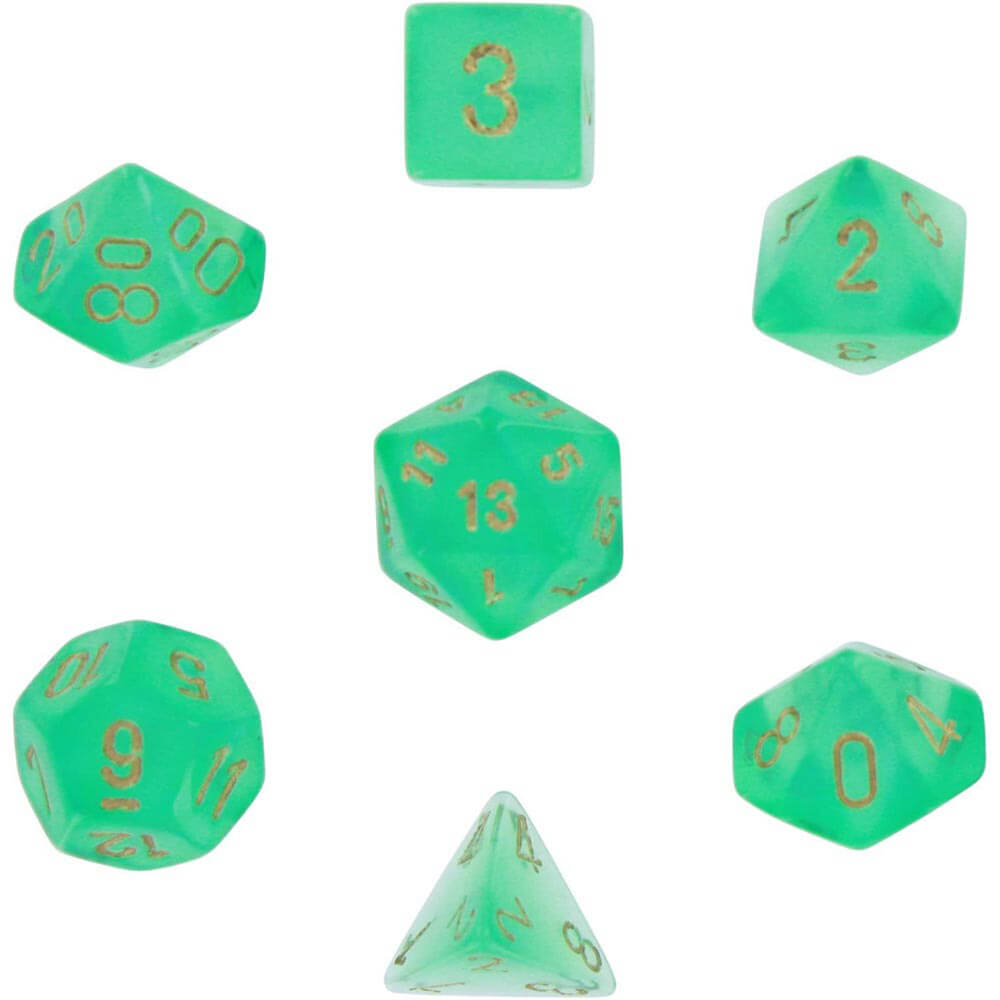 D7 Die Set Dice Borealis Poly (7 terninger)