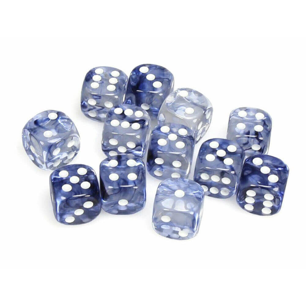 D6 dés nébuleuse 16 mm (12 dés)