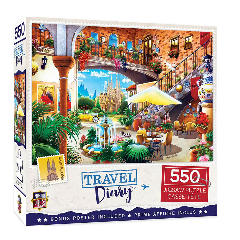 MP Diário de viagem Puzzle (550pcs)