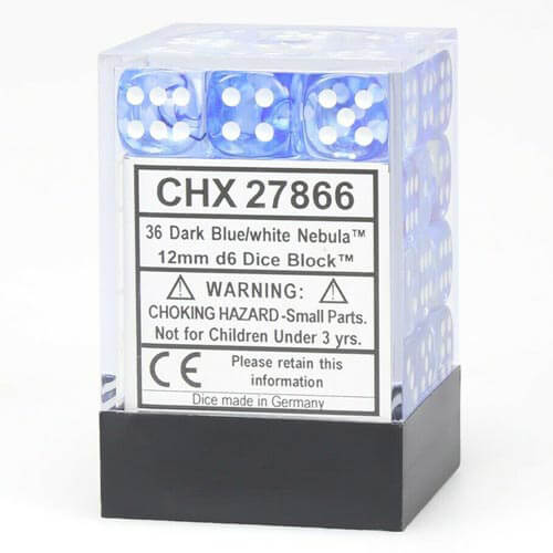 D6 Dice Nebula 12mm (36 Dice)