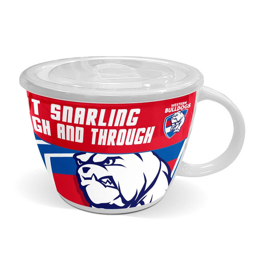 Tasse de soupe AFL avec couvercle