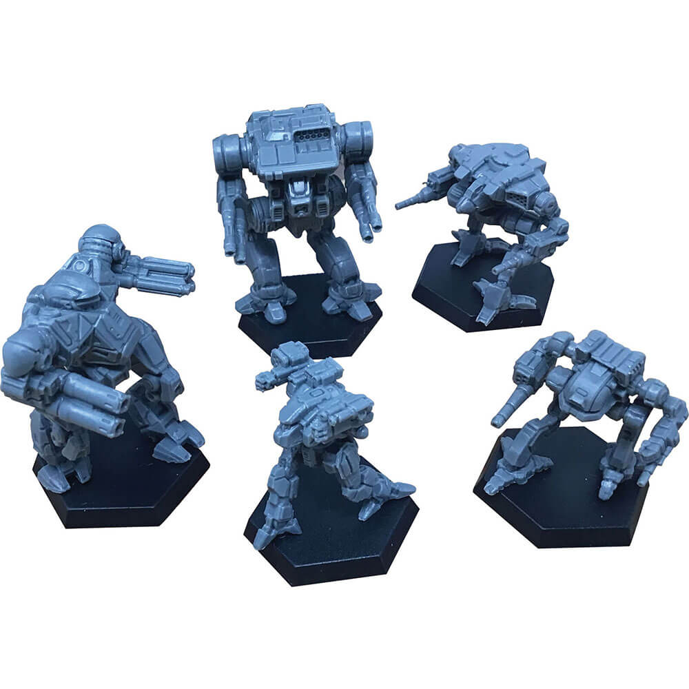 Battletech RPG 5つのミニチュアコレクション