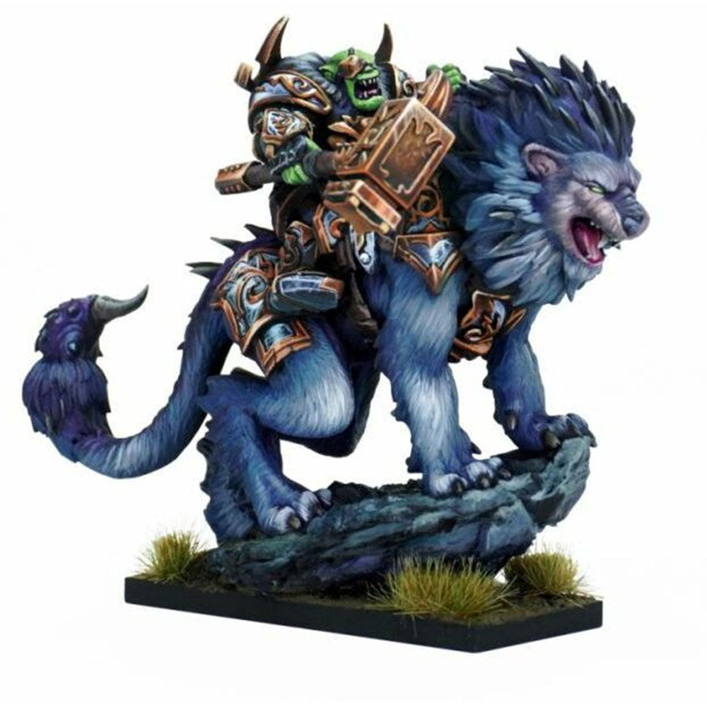 Kings of War Riftforged Orc Stormbringer on Manticore