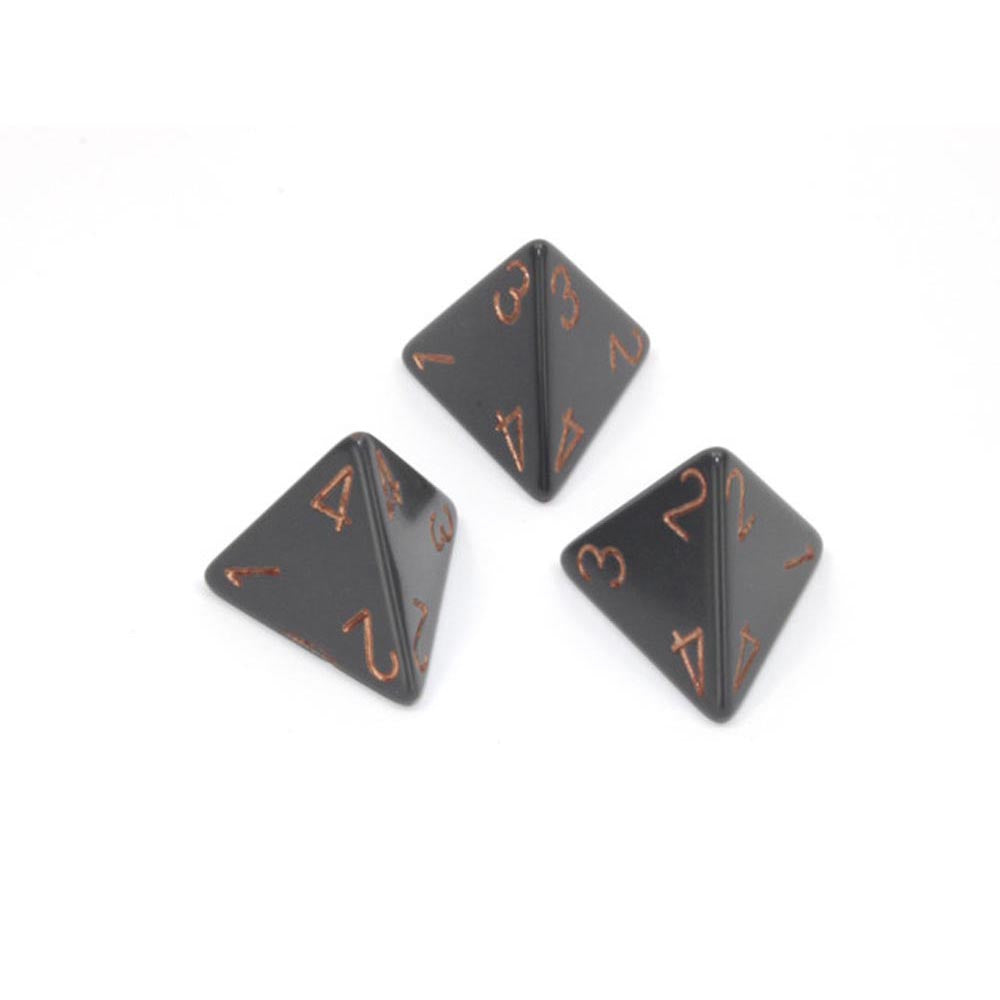 Chessex uigennemsigtig D4 polyhedral terninger