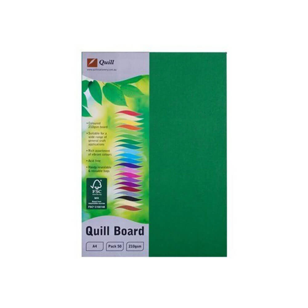 Quill Cardboard A4 (50 pk)