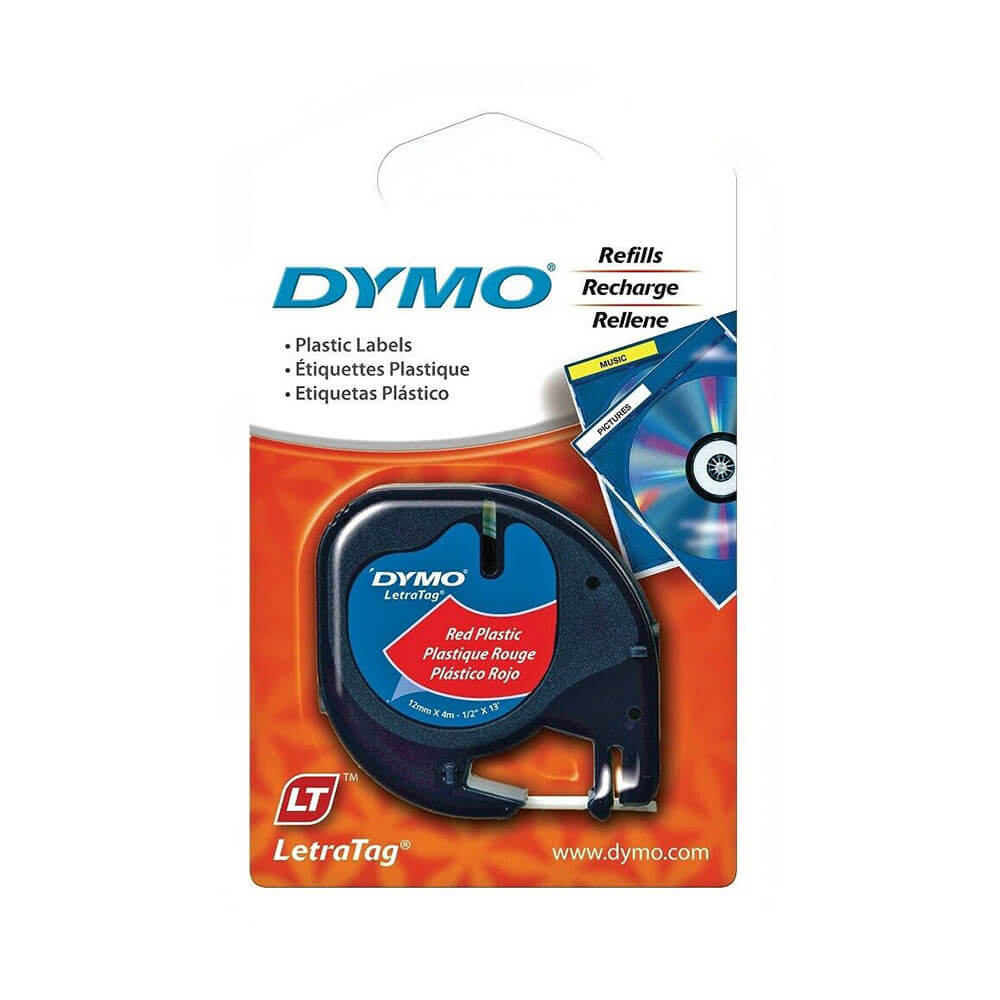 Dymo letra-tag tape label plast