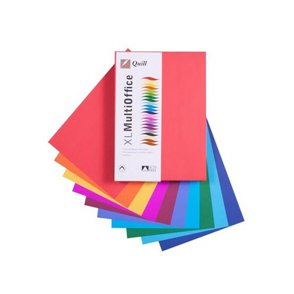 Quill Copy Paper A4 (500pk) Assorted