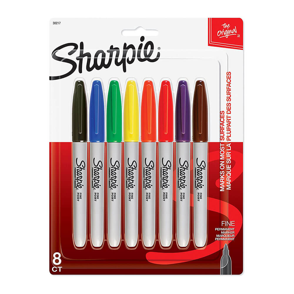 SHARPIE drobna stała marker asorty