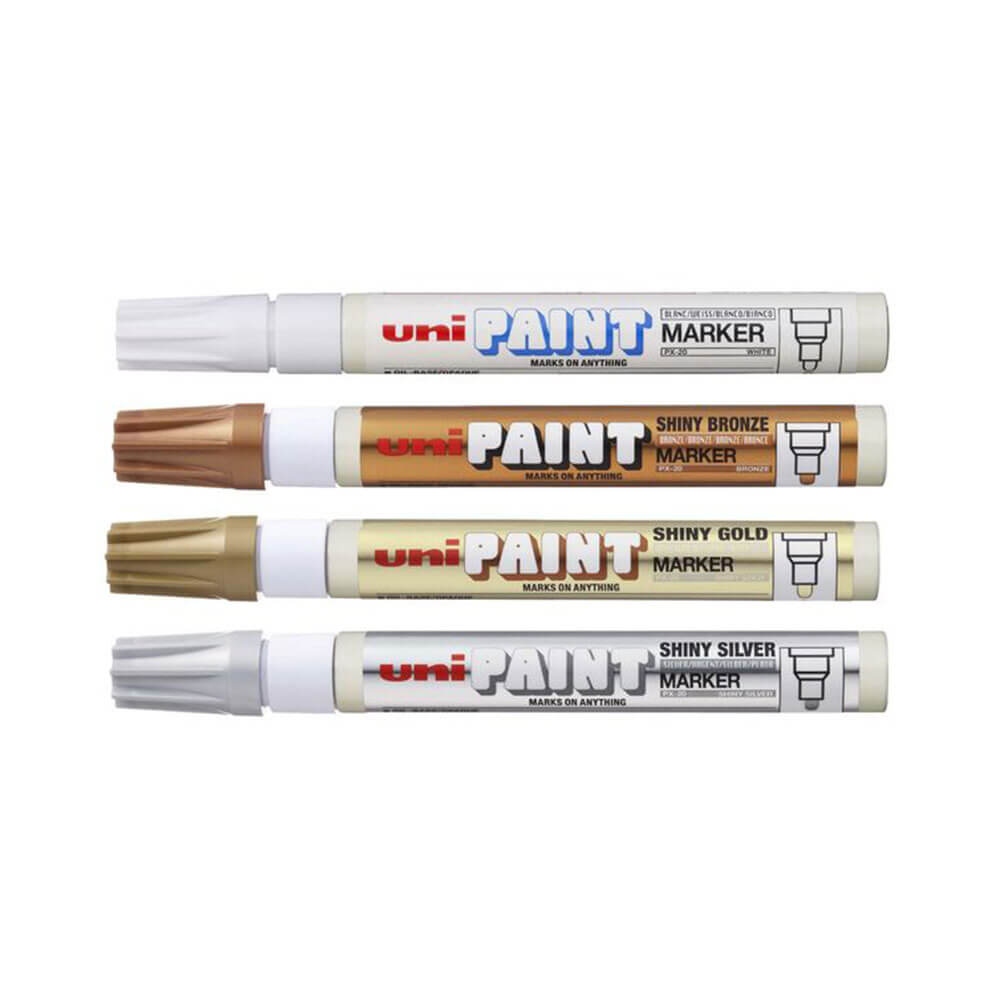  Uni-Farbmarker (4er-Pack)