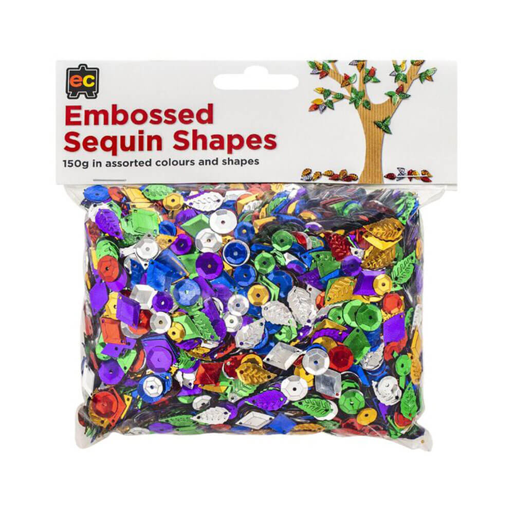 EC Embossed Sequins 150g Assorted