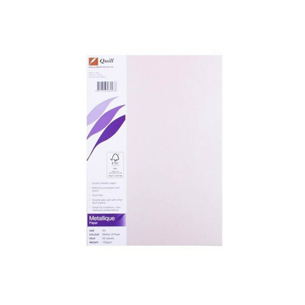 Papel Metallique de Quill A4 (25pk)