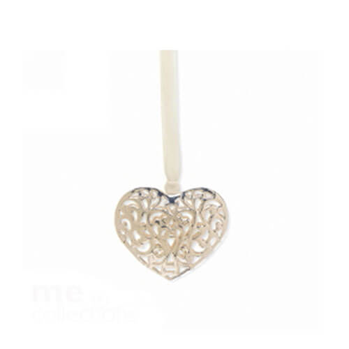 ME Double Sided Heart Pendant Wedding Charm