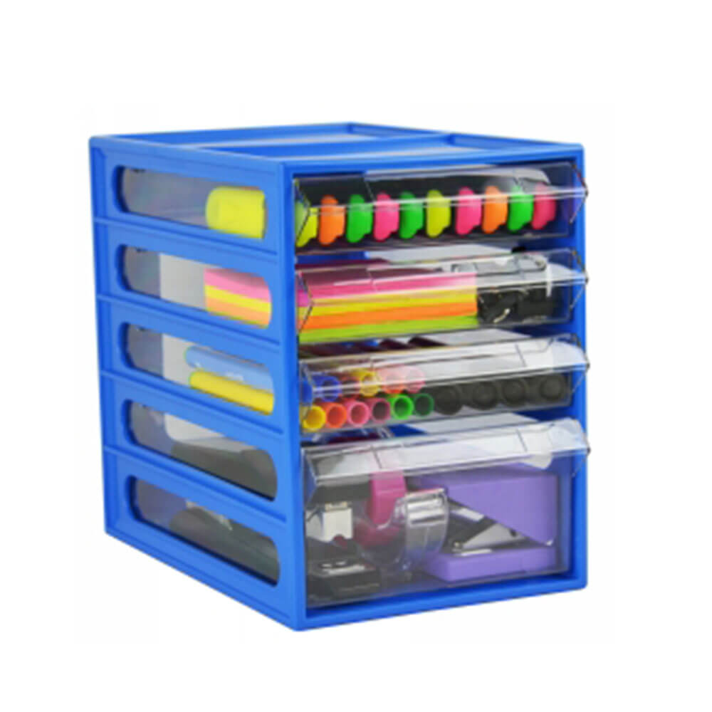 Italplast 4 Drawer Office Organiser