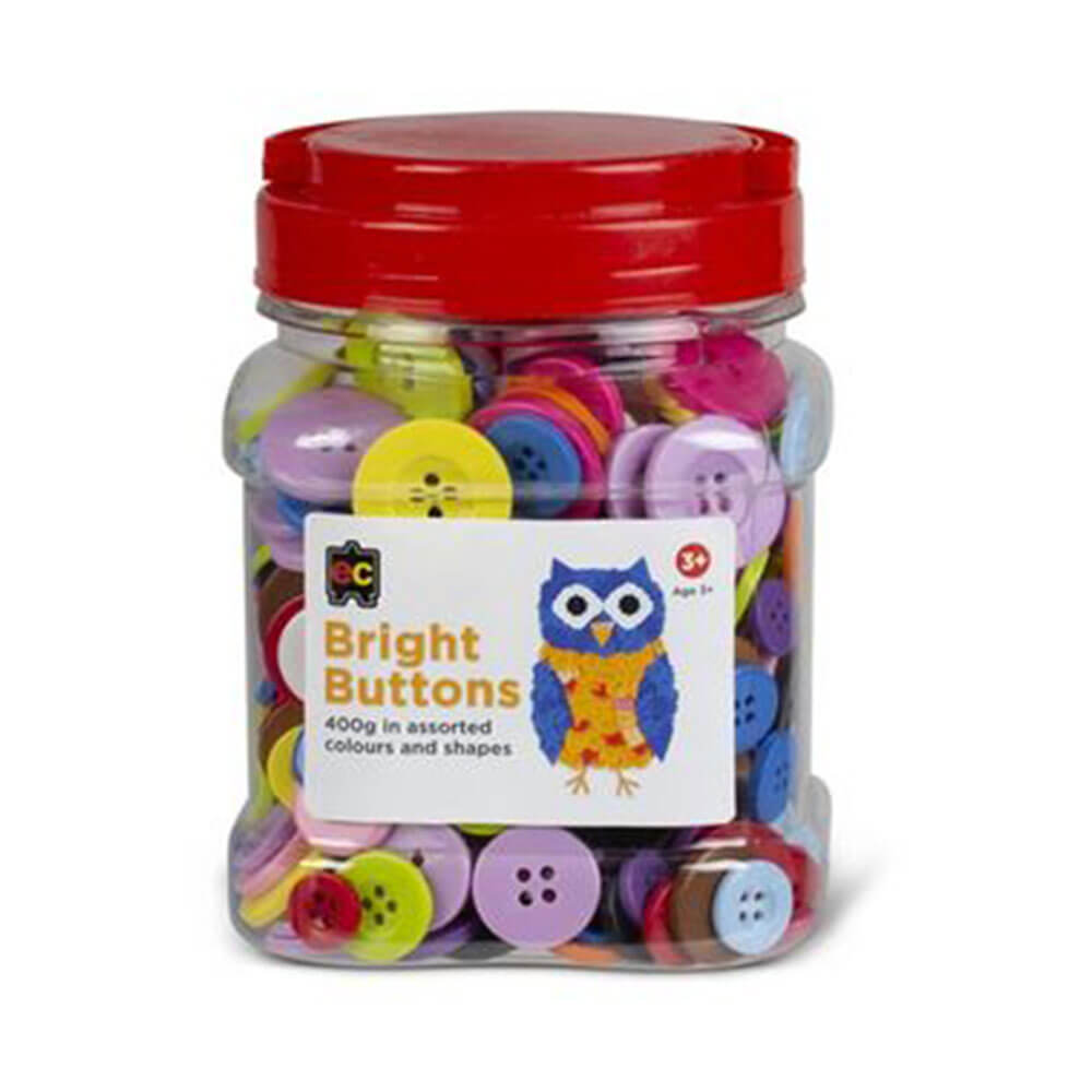 EC Buttons Assorted Jar (400g)