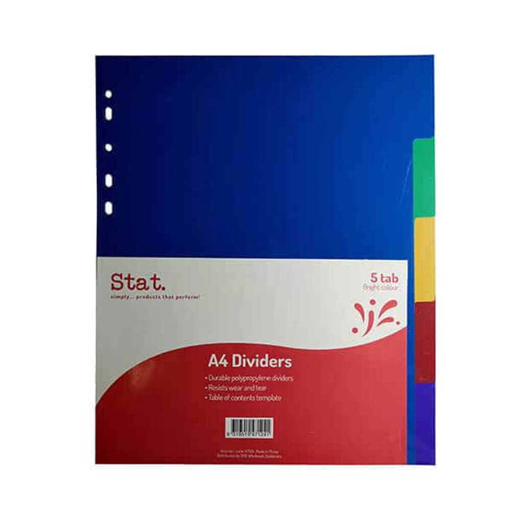 Stat Plastic Divider A4 (färgad)