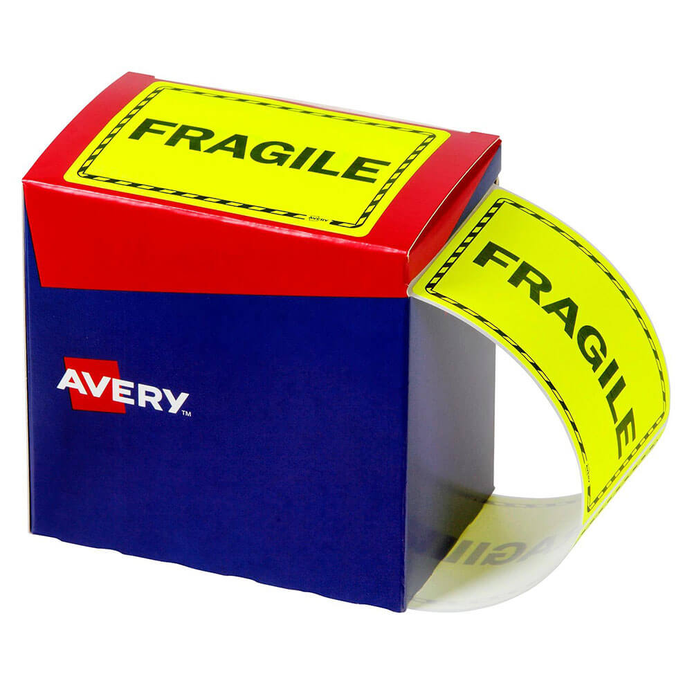 Avery Fragile Rótulos 750pcs (75x99.6mm)