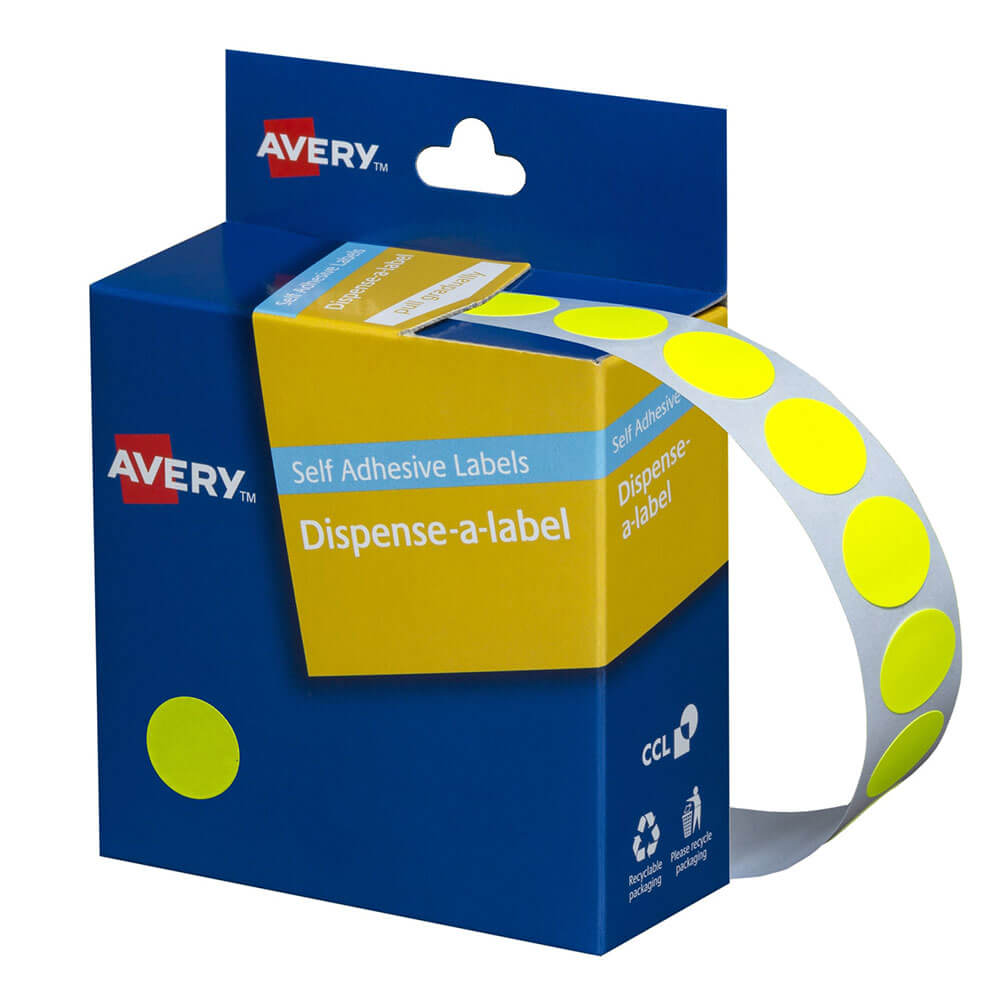 Avery zelfklevende dot-labels 14 mm (700 stcs)