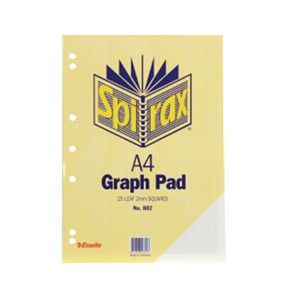 Pad graphique Spirax A4 25 feuilles (pack de 10)