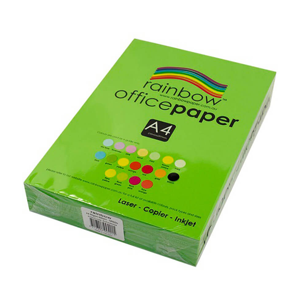  Regenbogenfarbenes A4-Bürokopierpapier (80 g/m²)