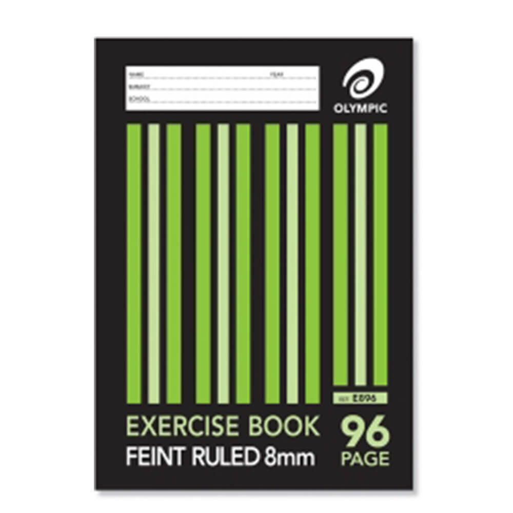 Olympic A4 8mm Ruled Exercise Book (Pack of 10)