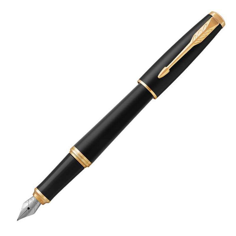 Parker Urban Fountain Pen w/ Gold Finish Trim (Muted Black)