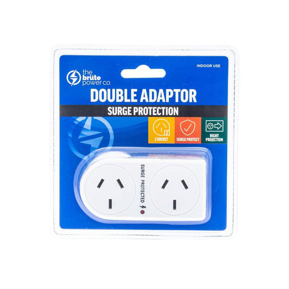 TBPC W/ SURG BESCHERMING DUBBELE ADAPTER (WIT)