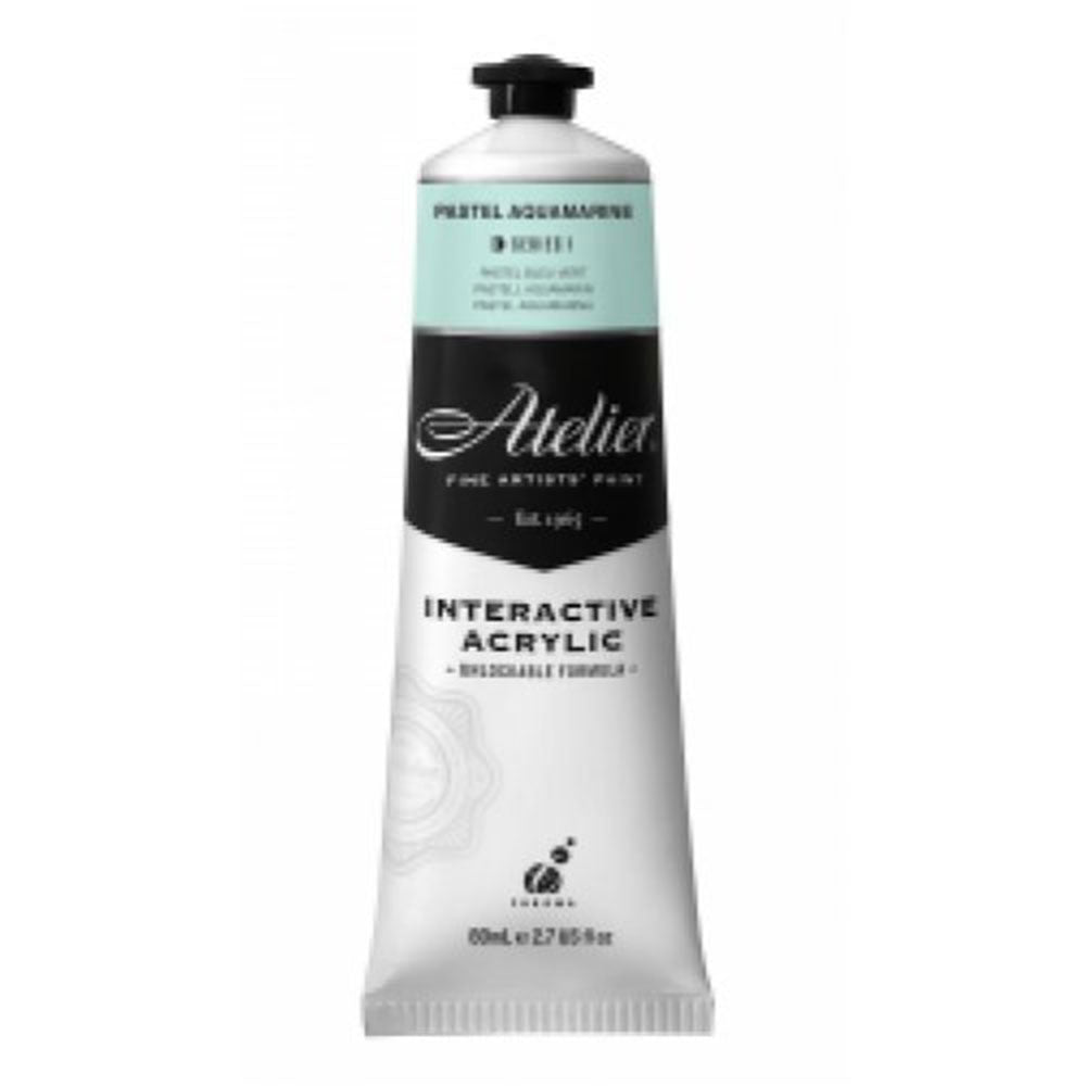 Atelier Acrylic Pastel paint 80mL (Aquamarine)