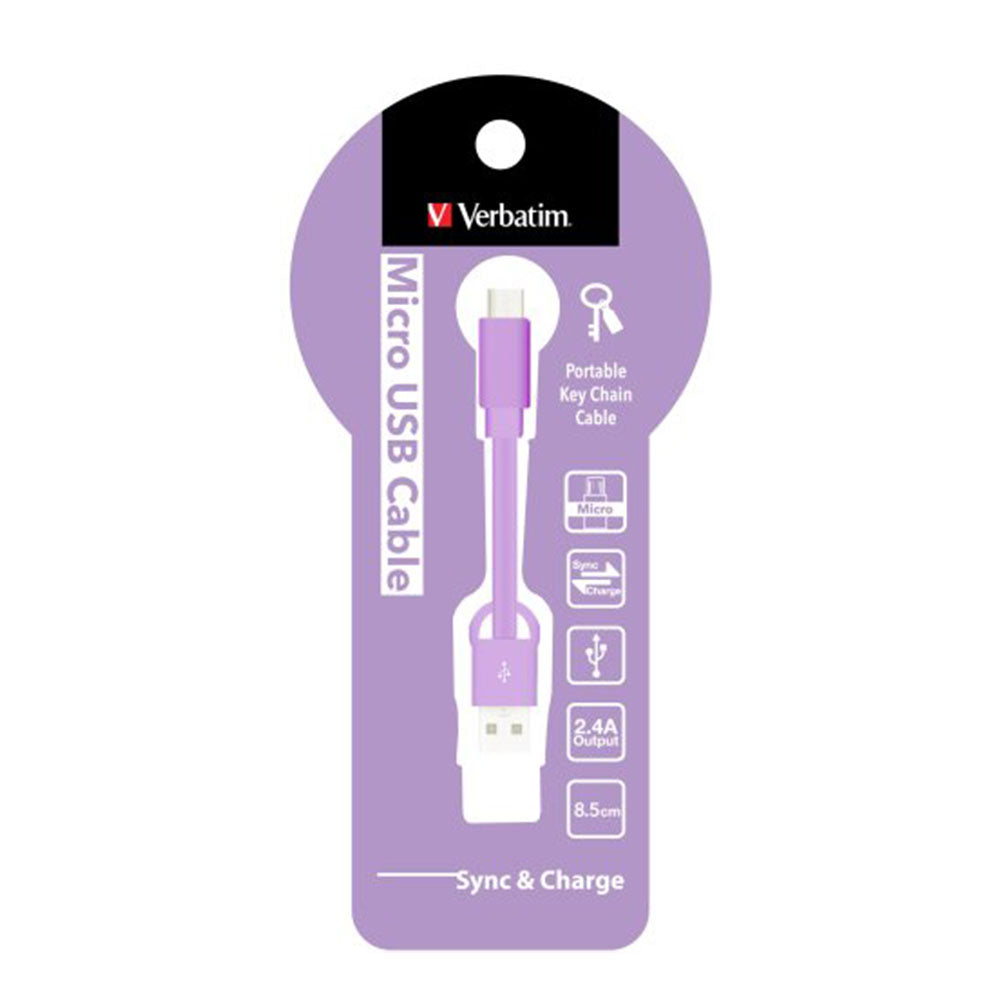 Verbatim Charge & Sync Micro USB Breloyain Kabel 9 cm