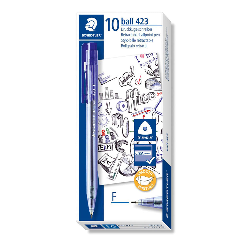 Staedtler 423 Fine Ballpoint Pen (Box of 10)