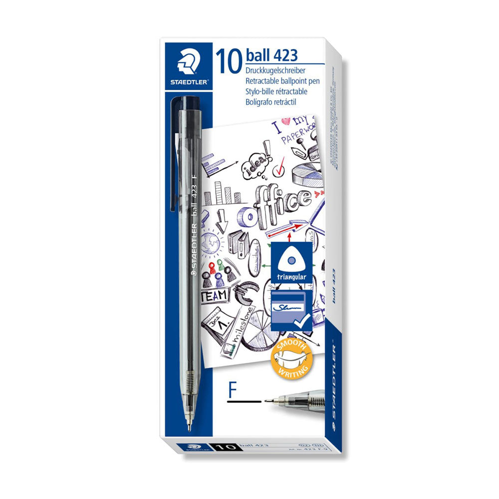 Staedtler 423 Fine Bolden Pen (caja de 10)