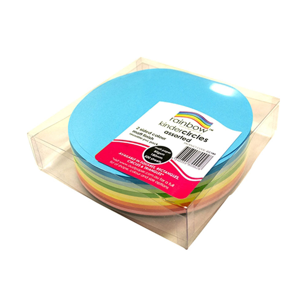 Premium Double Sided Matte Circle Paper 80gsm 500pk