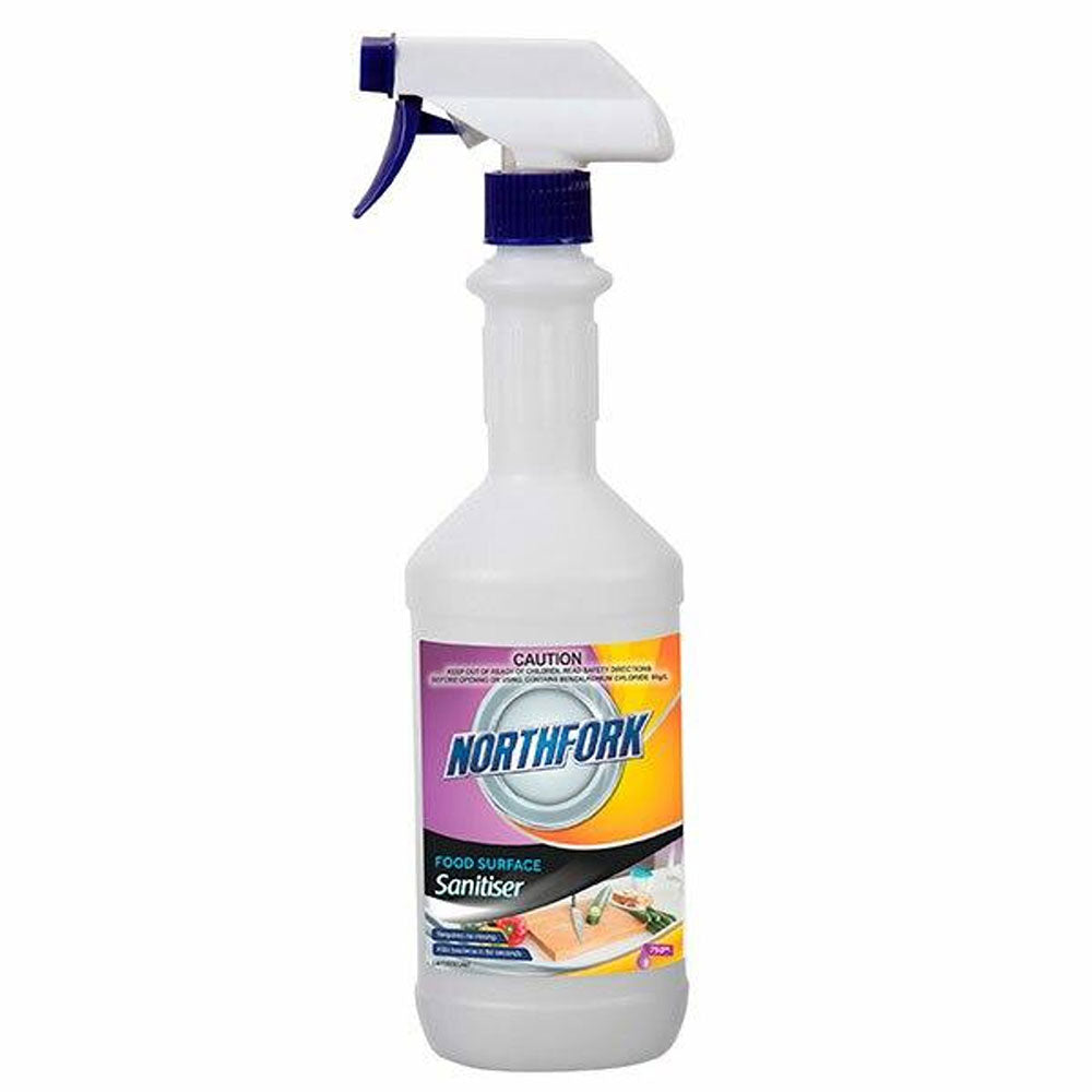 Northfork Food Surface Sanitiser Decant Bottles 750mL