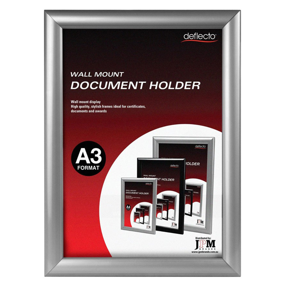 DEFLECTO WALL-MOUNTERAD DOKUMENT HOLDER (SILVER)