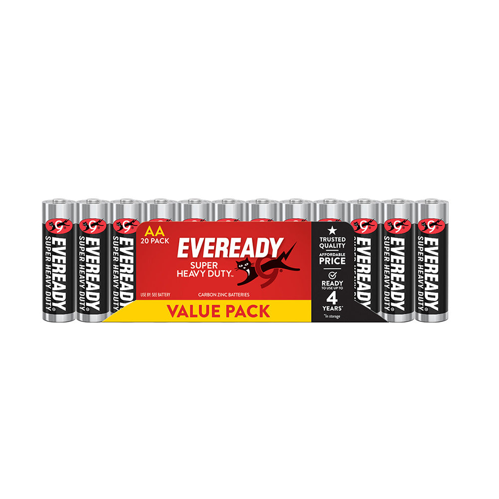 Eveready Super Heavy Worty Bateria 20pcs (czarny)