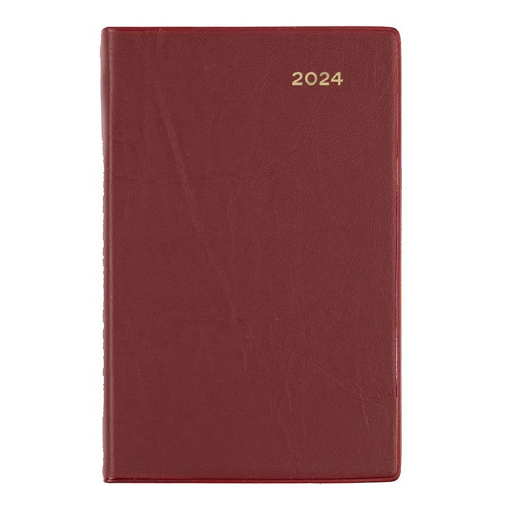 Collins Debden Belmont B7R DTP 2024 Pocket Diary (C. Red)