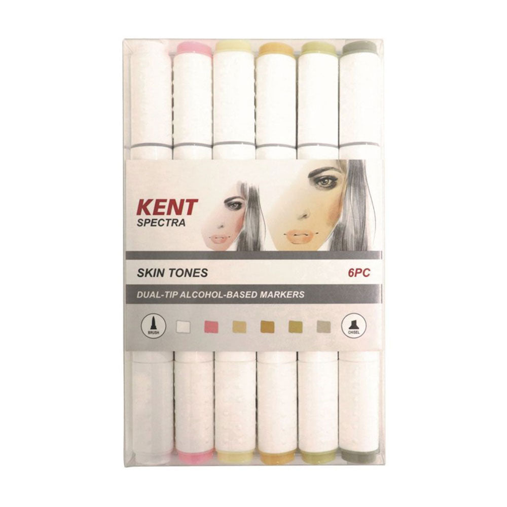 Kent Spectra Graphic Design Marker Set 6PCS