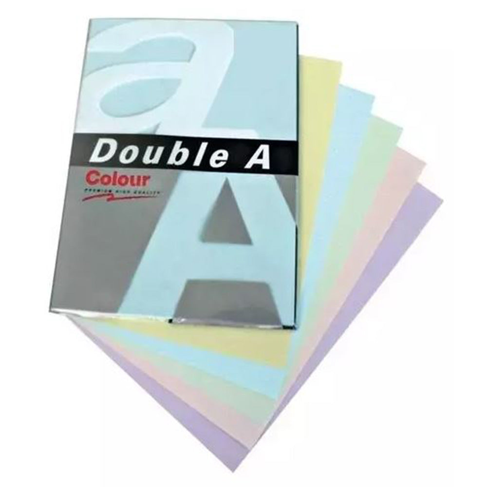 Dubbel A A4 80GSM Pastel Color Copy Paper 500pcs